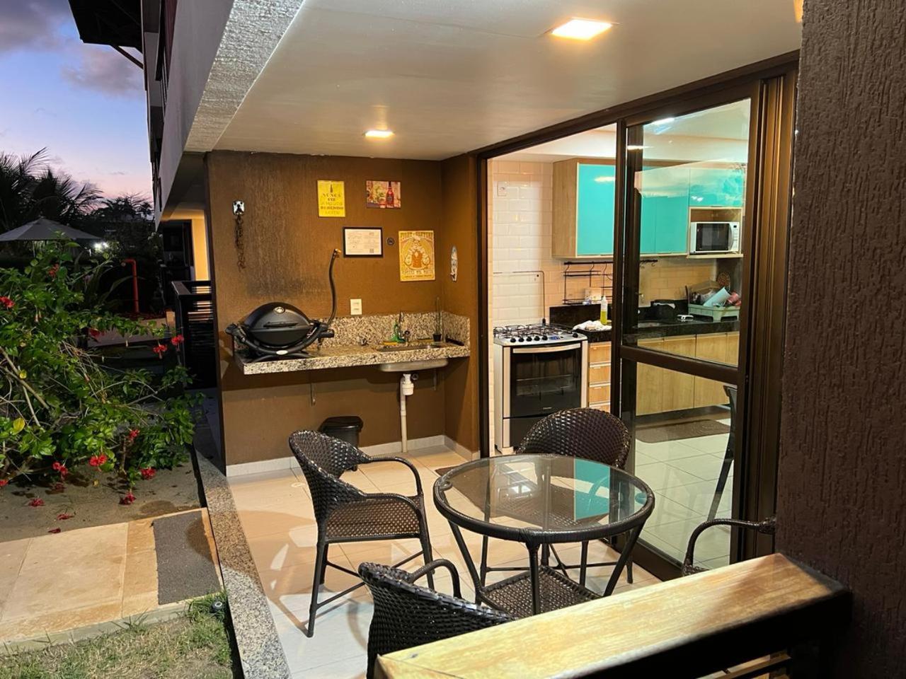 Luxuoso Flat 3 Quartos, Terreo, No Cupe Beach Living - Beira Mar De Porto De Galinhas Exterior photo