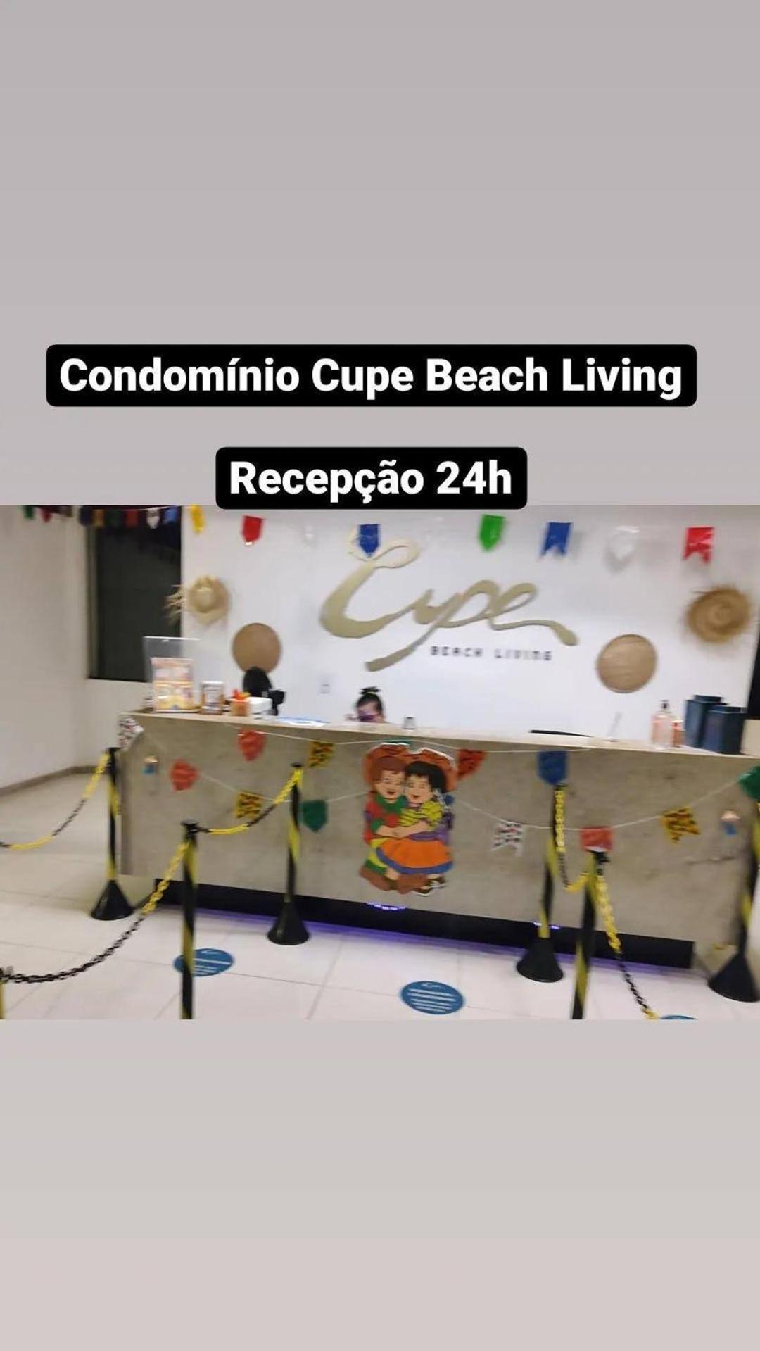 Luxuoso Flat 3 Quartos, Terreo, No Cupe Beach Living - Beira Mar De Porto De Galinhas Exterior photo
