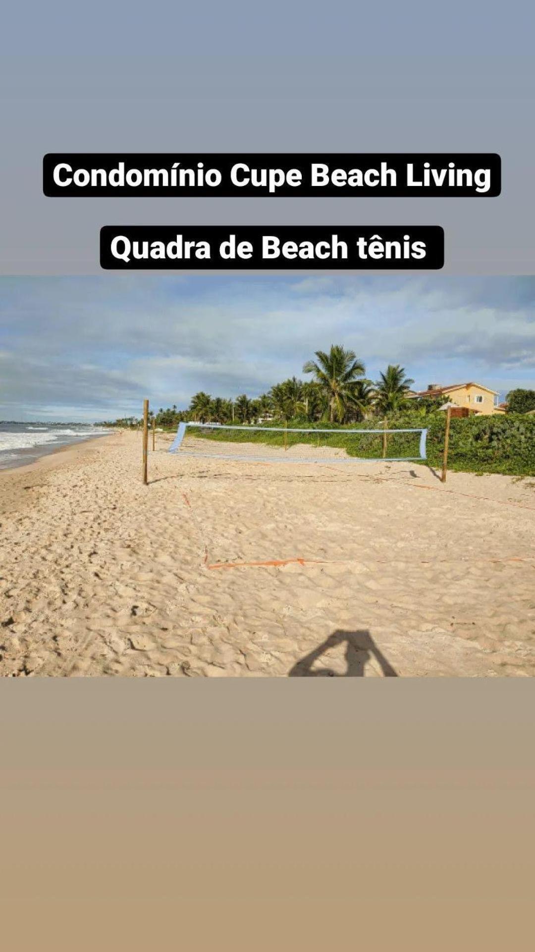 Luxuoso Flat 3 Quartos, Terreo, No Cupe Beach Living - Beira Mar De Porto De Galinhas Exterior photo