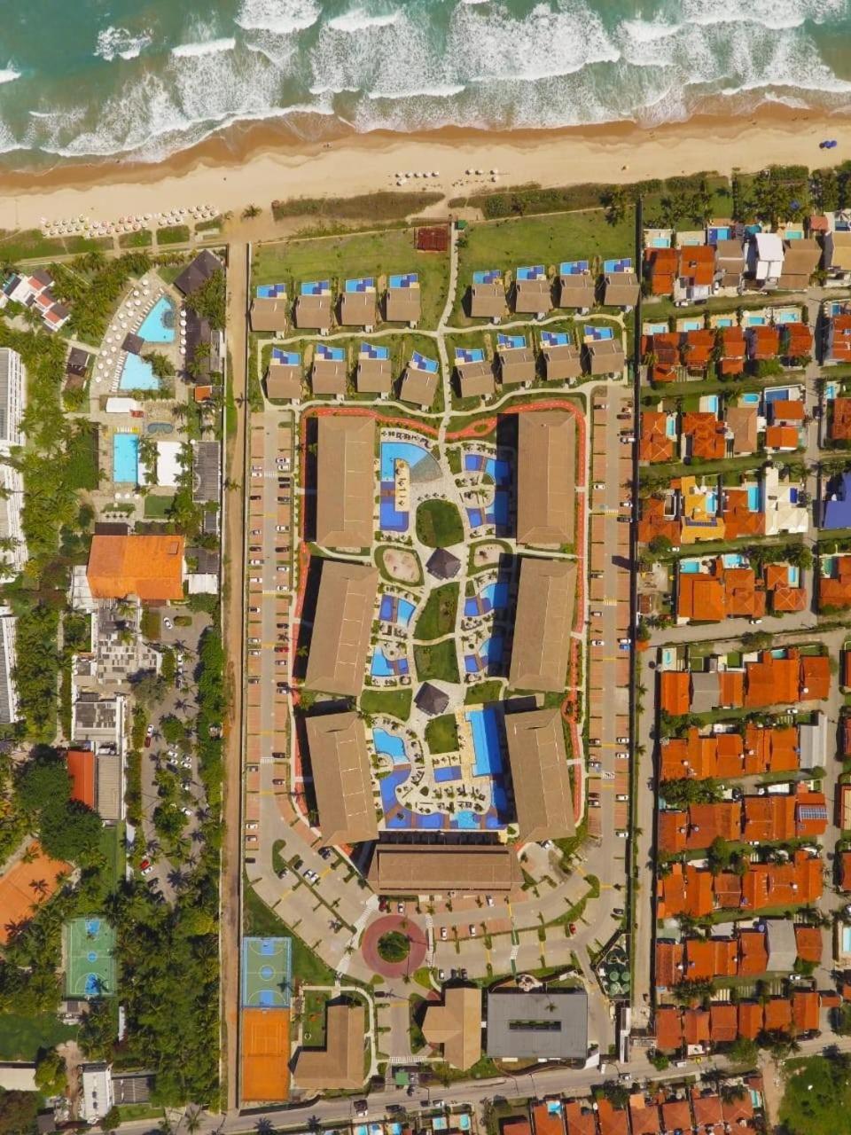 Luxuoso Flat 3 Quartos, Terreo, No Cupe Beach Living - Beira Mar De Porto De Galinhas Exterior photo
