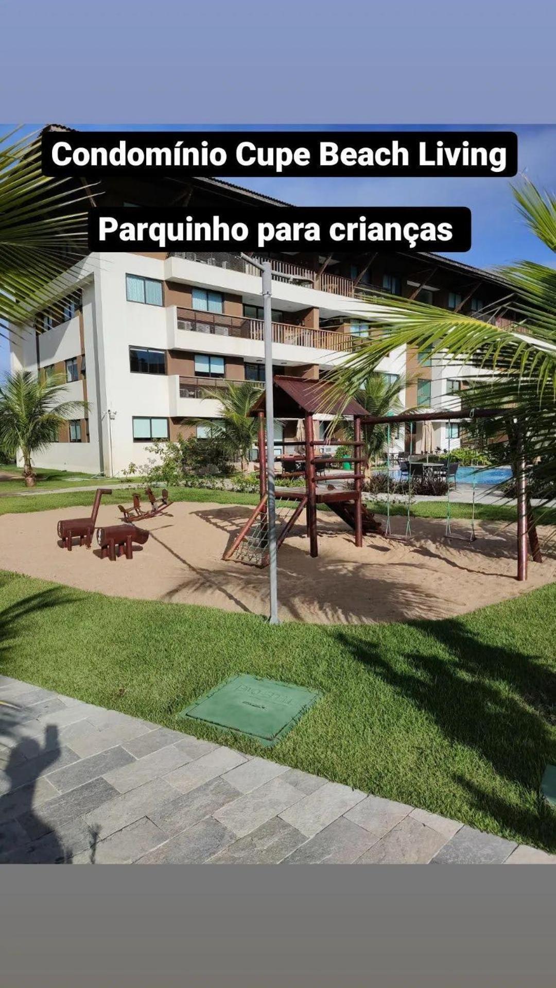 Luxuoso Flat 3 Quartos, Terreo, No Cupe Beach Living - Beira Mar De Porto De Galinhas Exterior photo