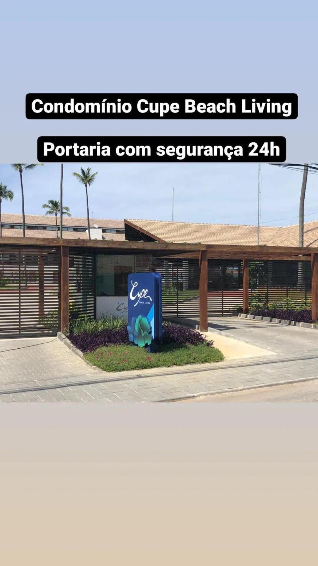 Luxuoso Flat 3 Quartos, Terreo, No Cupe Beach Living - Beira Mar De Porto De Galinhas Exterior photo